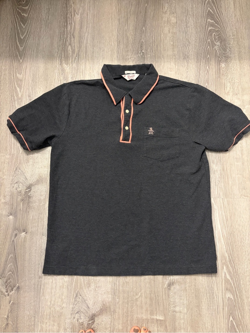 Men's Original Penguin by Munsingwear Heritage Slim Fit Polo- Size XL-Pre-owned